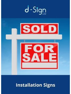 Real Estate Sign installation Services